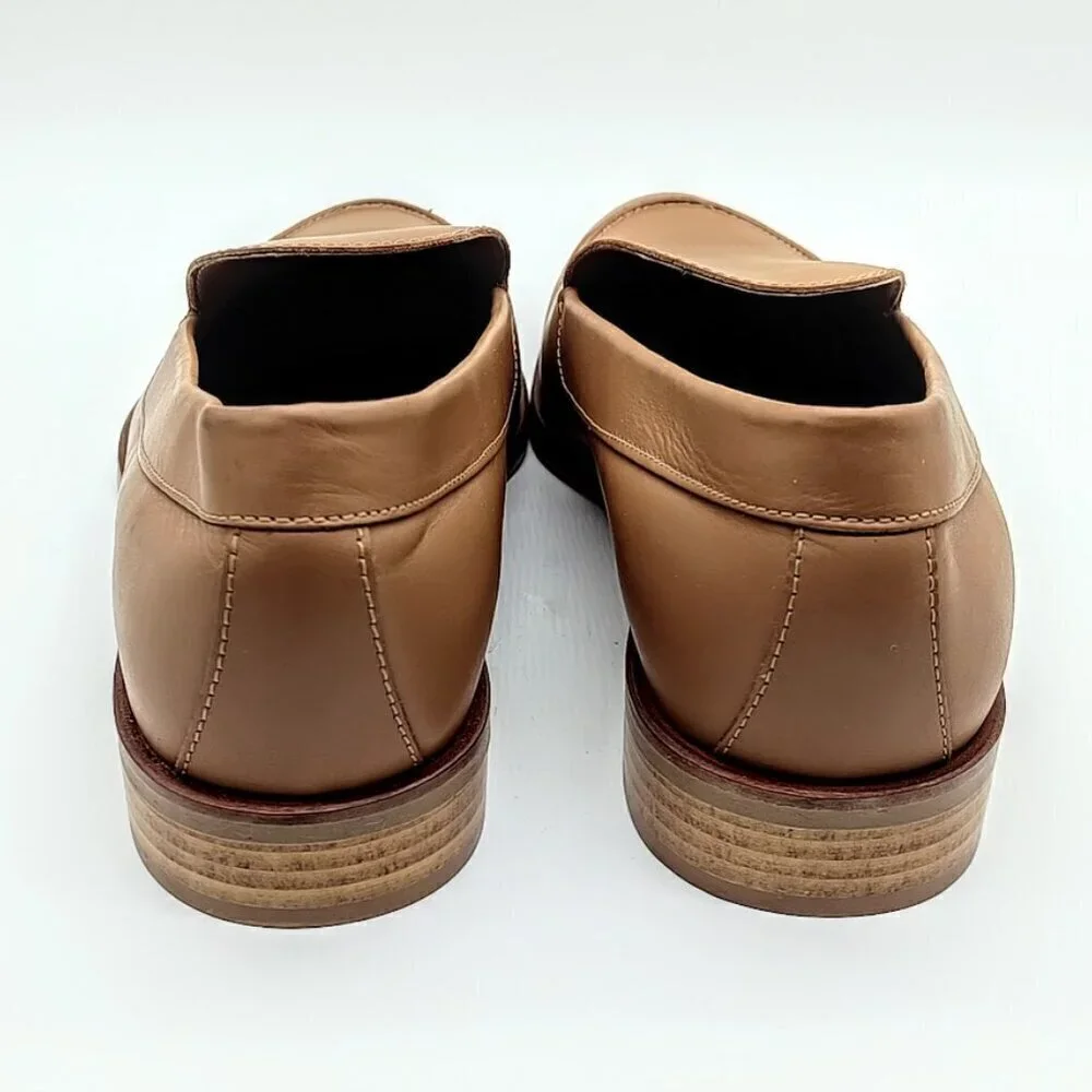 Everlane The Modern Camel Italian Leather Loafers NWT